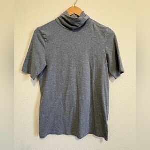 Banana Republic Gray Turtleneck Top